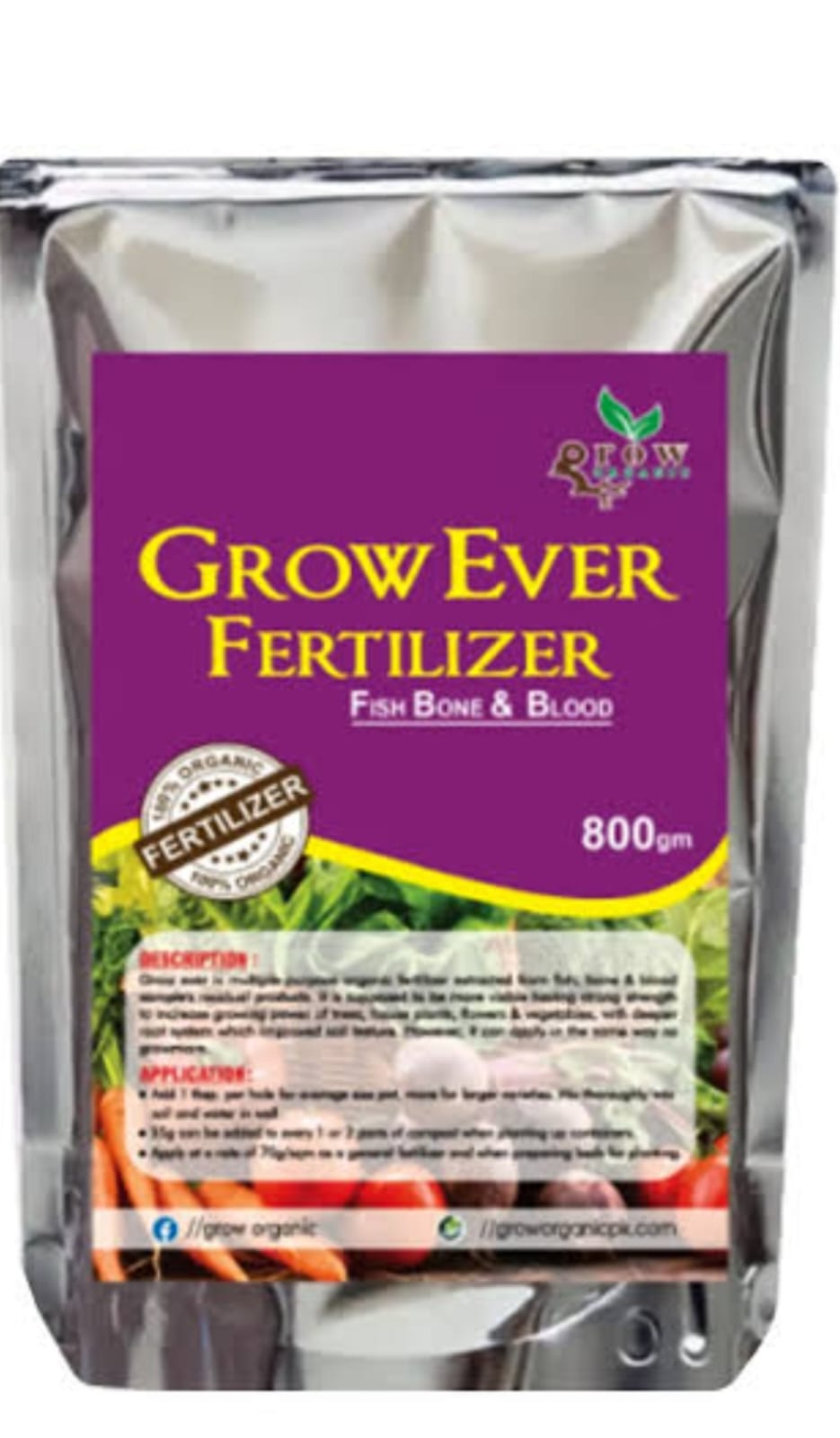 Grow organic grow Ever Fertilizer Fish, Bone & Blood